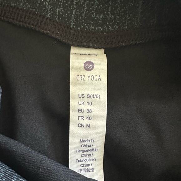 CRZ YOGA Sport Leggings The Moon and Black NEW - Picture 6 of 6